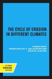 book The Cycle of Erosion in Different Climates