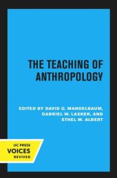 book The Teaching of Anthropology