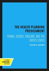 book The Health Planning Predicament