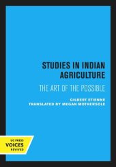 book Studies in Indian Agriculture