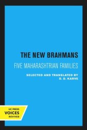 book The New Brahmans: Five Maharashtrian Families