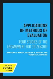 book Applications of Methods of Evaluation