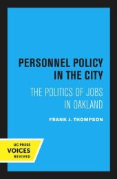 book Personnel Policy in the City