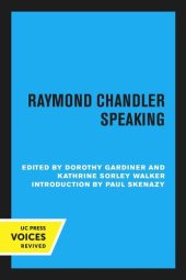 book Raymond Chandler Speaking