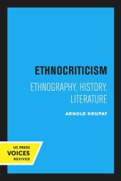 book Ethnocriticism