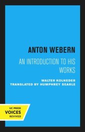 book Anton Webern