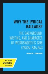 book Why the Lyrical Ballads?