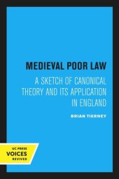 book Medieval Poor Law