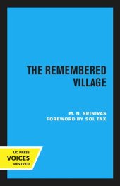 book The Remembered Village