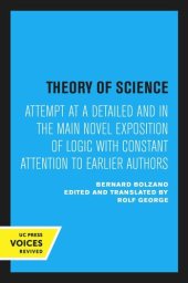 book Theory of Science