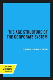 book The Age Structure of the Corporate System