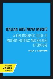 book Italian Ars Nova Music