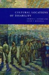 book Cultural Locations of Disability