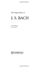 book The Organ Music of J. S. Bach