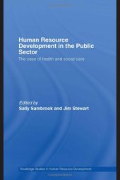 book Human Resource Development in the Public Sector: The Case of Health and Social Care 