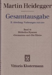 book Hölderlins Hymnen 'Germanien' und 'Der Rhein'