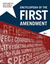 book Encyclopedia Of First Amendment Set: Encyclopedia of The First Amendment 