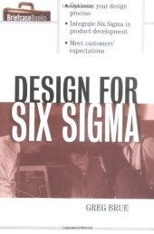 book Design for Six Sigma 