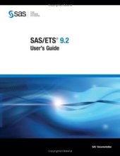 book SAS/ETS 9.2 User's Guide