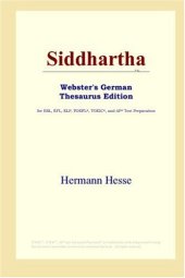 book Siddhartha 