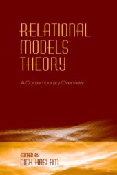 book Relational Models Theory: A Contemporary Overview