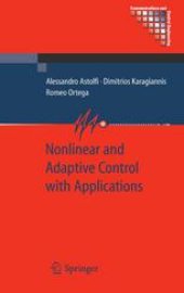 book Nonlinear and Adaptive Control with Applications 