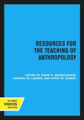 book Resources for the Teaching of Anthropology