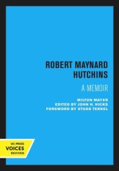 book Robert Maynard Hutchins