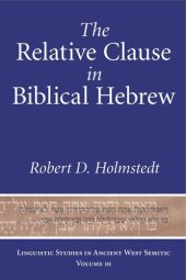 book The Relative Clause in Biblical Hebrew