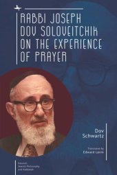 book Rabbi Joseph Dov Soloveitchik on the Experience of Prayer