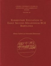 book Elementary Education in Early Second Millennium BCE Babylonia