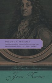 book The Complete Plays of Jean Racine: Volume 4: Athaliah