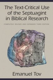 book The Text-Critical Use of the Septuagint in Biblical Research