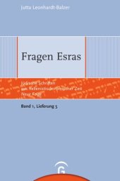 book Jüdische Schriften aus hellenistisch-römischer Zeit. Neue Folge. Lieferung 5 Fragen Esras: Band 1: Apokalypsen und Testamente, Lieferung 5