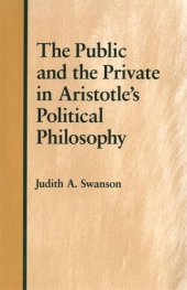 book The Public and the Private in Aristotle's Political Philosophy