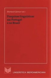 book Pesquisas linguísticas em Portugal e no Brasil