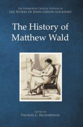 book The History of Matthew Wald: John Gibson Lockhart