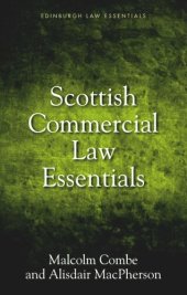 book Scottish Commercial Law Essentials