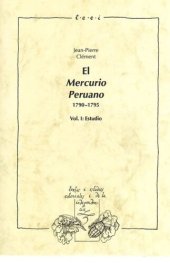 book El Mercurio Peruano, 1790-1795: Vol. I: Estudio