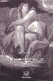 book Divisiones Philosophiae: Clasificaciones españolas de las artes y las ciencias en la Edad Media y el Siglo de Oro