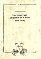 book La experiencia burguesa en el Perú (1840-1940)