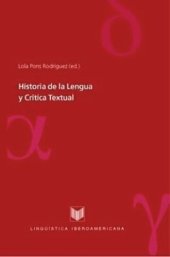 book Historia de la Lengua y Crítica Textual