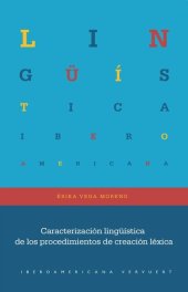 book Caracterización lingüística de los procedimientos de creación léxica