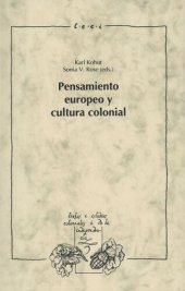 book Pensamiento europeo y cultura colonial