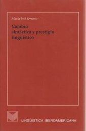 book Cambio sintáctico y prestigio lingüístico