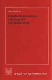 book Estudios de fraseología y fraseografía del español actual