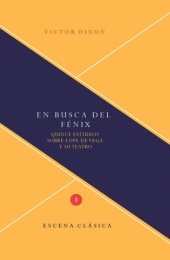 book En busca del Fénix: Quince estudios sobre Lope de Vega y su teatro