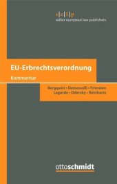 book EU-Erbrechtsverordnung: Kommentar