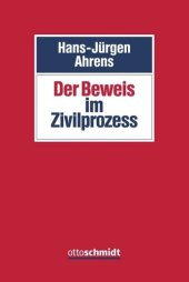 book Der Beweis im Zivilprozess