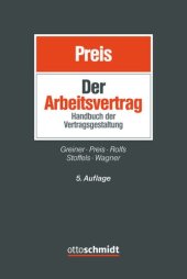 book Der Arbeitsvertrag: Handbuch der Vertragsgestaltung